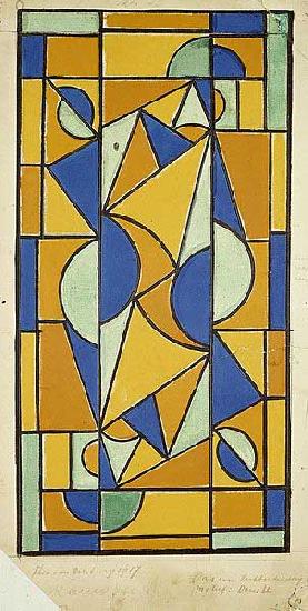 Theo van Doesburg Color design for Dance II.